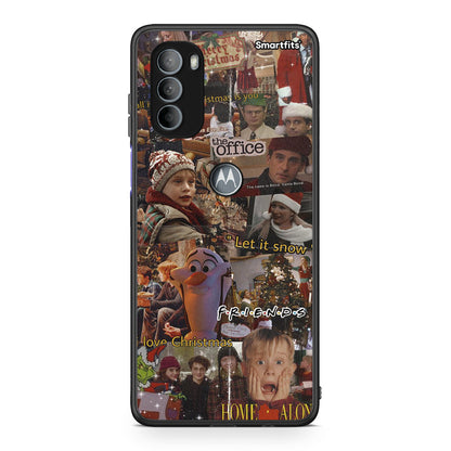 Motorola Moto G31 Xmas Wishes θήκη από τη Smartfits με σχέδιο στο πίσω μέρος και μαύρο περίβλημα | Smartphone case with colorful back and black bezels by Smartfits