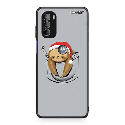 Motorola Moto G31 Xmas Zzzz θήκη από τη Smartfits με σχέδιο στο πίσω μέρος και μαύρο περίβλημα | Smartphone case with colorful back and black bezels by Smartfits