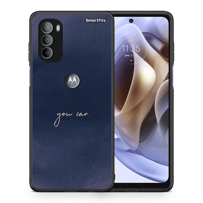 Θήκη Motorola Moto G31 You Can από τη Smartfits με σχέδιο στο πίσω μέρος και μαύρο περίβλημα | Motorola Moto G31 You Can case with colorful back and black bezels