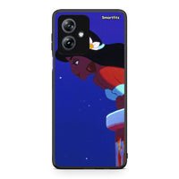 Thumbnail for Motorola Moto G54 Alladin And Jasmine Love 2 θήκη από τη Smartfits με σχέδιο στο πίσω μέρος και μαύρο περίβλημα | Smartphone case with colorful back and black bezels by Smartfits
