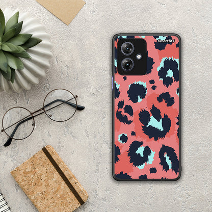 Animal Pink Leopard - Motorola Moto G54 θήκη