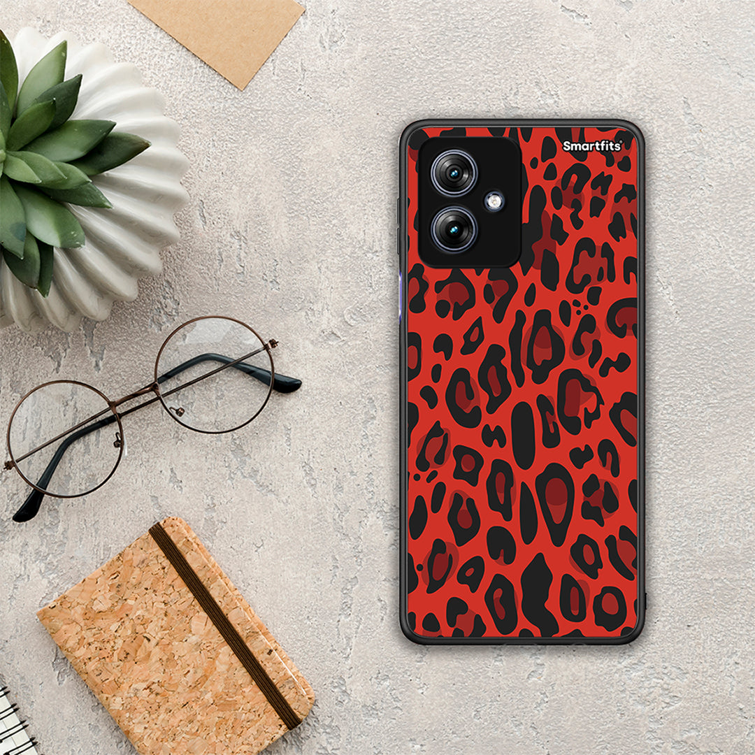 Animal Red Leopard - Motorola Moto G54 θήκη