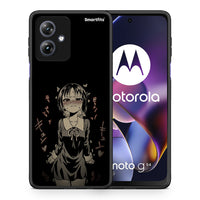 Thumbnail for Θήκη Motorola Moto G54 Anime Girl από τη Smartfits με σχέδιο στο πίσω μέρος και μαύρο περίβλημα | Motorola Moto G54 Anime Girl case with colorful back and black bezels