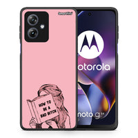 Thumbnail for Θήκη Motorola Moto G54 Bad Bitch από τη Smartfits με σχέδιο στο πίσω μέρος και μαύρο περίβλημα | Motorola Moto G54 Bad Bitch case with colorful back and black bezels