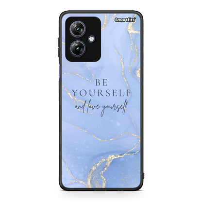 Motorola Moto G54 Be Yourself θήκη από τη Smartfits με σχέδιο στο πίσω μέρος και μαύρο περίβλημα | Smartphone case with colorful back and black bezels by Smartfits