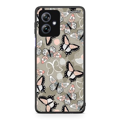 135 - Motorola Moto G54 Butterflies Boho case, cover, bumper
