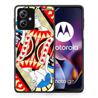 Thumbnail for Θήκη Motorola Moto G54 Card Love από τη Smartfits με σχέδιο στο πίσω μέρος και μαύρο περίβλημα | Motorola Moto G54 Card Love case with colorful back and black bezels