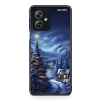 Thumbnail for Motorola Moto G54 Christmas Scenery θήκη από τη Smartfits με σχέδιο στο πίσω μέρος και μαύρο περίβλημα | Smartphone case with colorful back and black bezels by Smartfits