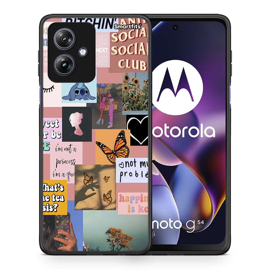 Collage Bitchin - Motorola Moto G54 θήκη