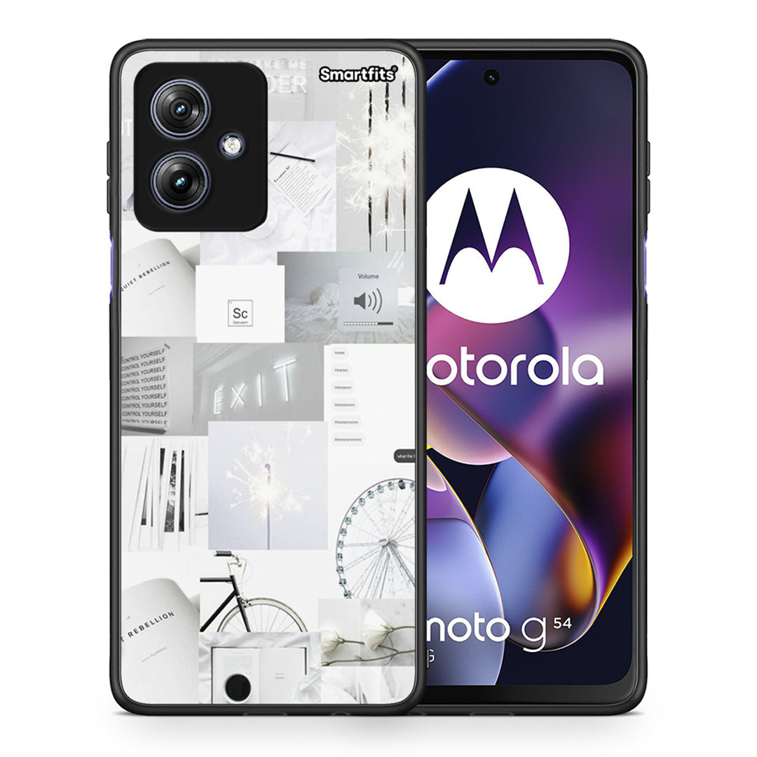 Collage Make Me Wonder - Motorola Moto G54 θήκη