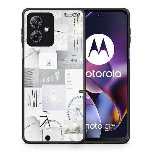 Collage Make Me Wonder - Motorola Moto G54 θήκη