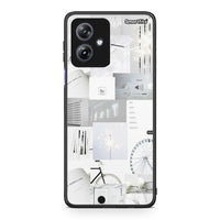Thumbnail for Motorola Moto G54 Collage Make Me Wonder Θήκη Αγίου Βαλεντίνου από τη Smartfits με σχέδιο στο πίσω μέρος και μαύρο περίβλημα | Smartphone case with colorful back and black bezels by Smartfits