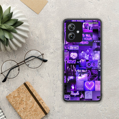 Collage Stay Wild - Motorola Moto G54 θήκη
