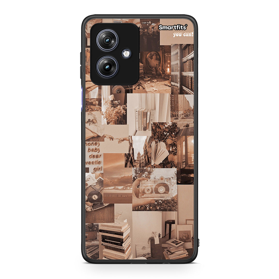 Motorola Moto G54 Collage You Can Θήκη Αγίου Βαλεντίνου από τη Smartfits με σχέδιο στο πίσω μέρος και μαύρο περίβλημα | Smartphone case with colorful back and black bezels by Smartfits