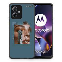 Thumbnail for Θήκη Motorola Moto G54 Cry An Ocean από τη Smartfits με σχέδιο στο πίσω μέρος και μαύρο περίβλημα | Motorola Moto G54 Cry An Ocean case with colorful back and black bezels