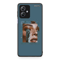 Thumbnail for Motorola Moto G54 Cry An Ocean θήκη από τη Smartfits με σχέδιο στο πίσω μέρος και μαύρο περίβλημα | Smartphone case with colorful back and black bezels by Smartfits