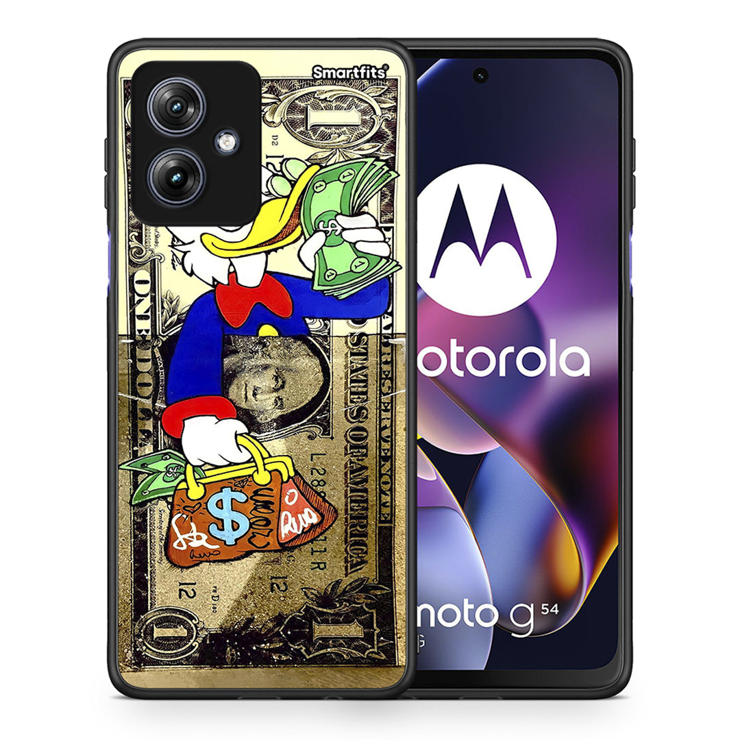 089 Duck Money - Motorola Moto G54 θήκη