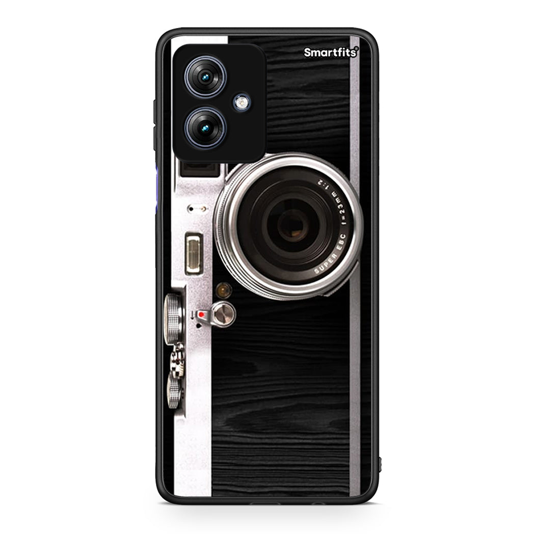 Motorola Moto G54 Emily In Paris θήκη από τη Smartfits με σχέδιο στο πίσω μέρος και μαύρο περίβλημα | Smartphone case with colorful back and black bezels by Smartfits