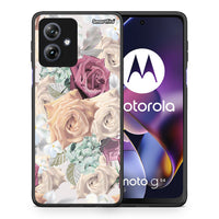 Thumbnail for Θήκη Motorola Moto G54 Bouquet Floral από τη Smartfits με σχέδιο στο πίσω μέρος και μαύρο περίβλημα | Motorola Moto G54 Bouquet Floral case with colorful back and black bezels