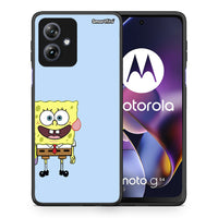 Thumbnail for Θήκη Motorola Moto G54 Friends Bob από τη Smartfits με σχέδιο στο πίσω μέρος και μαύρο περίβλημα | Motorola Moto G54 Friends Bob case with colorful back and black bezels