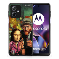 Thumbnail for Θήκη Motorola Moto G54 Funny Art από τη Smartfits με σχέδιο στο πίσω μέρος και μαύρο περίβλημα | Motorola Moto G54 Funny Art case with colorful back and black bezels