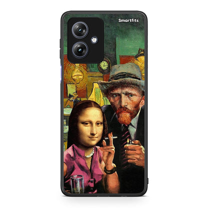 Motorola Moto G54 Funny Art θήκη από τη Smartfits με σχέδιο στο πίσω μέρος και μαύρο περίβλημα | Smartphone case with colorful back and black bezels by Smartfits