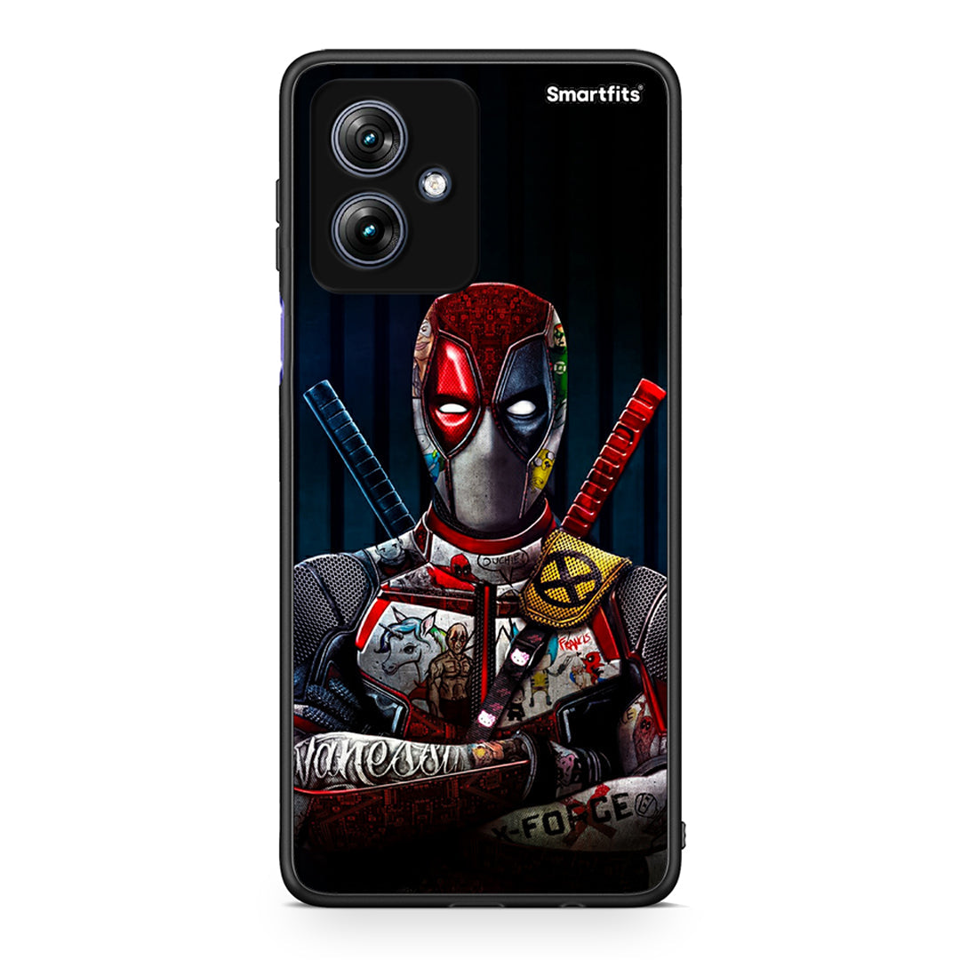 Motorola Moto G54 Funny Guy θήκη από τη Smartfits με σχέδιο στο πίσω μέρος και μαύρο περίβλημα | Smartphone case with colorful back and black bezels by Smartfits