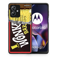 Thumbnail for Θήκη Motorola Moto G54 Golden Ticket από τη Smartfits με σχέδιο στο πίσω μέρος και μαύρο περίβλημα | Motorola Moto G54 Golden Ticket case with colorful back and black bezels