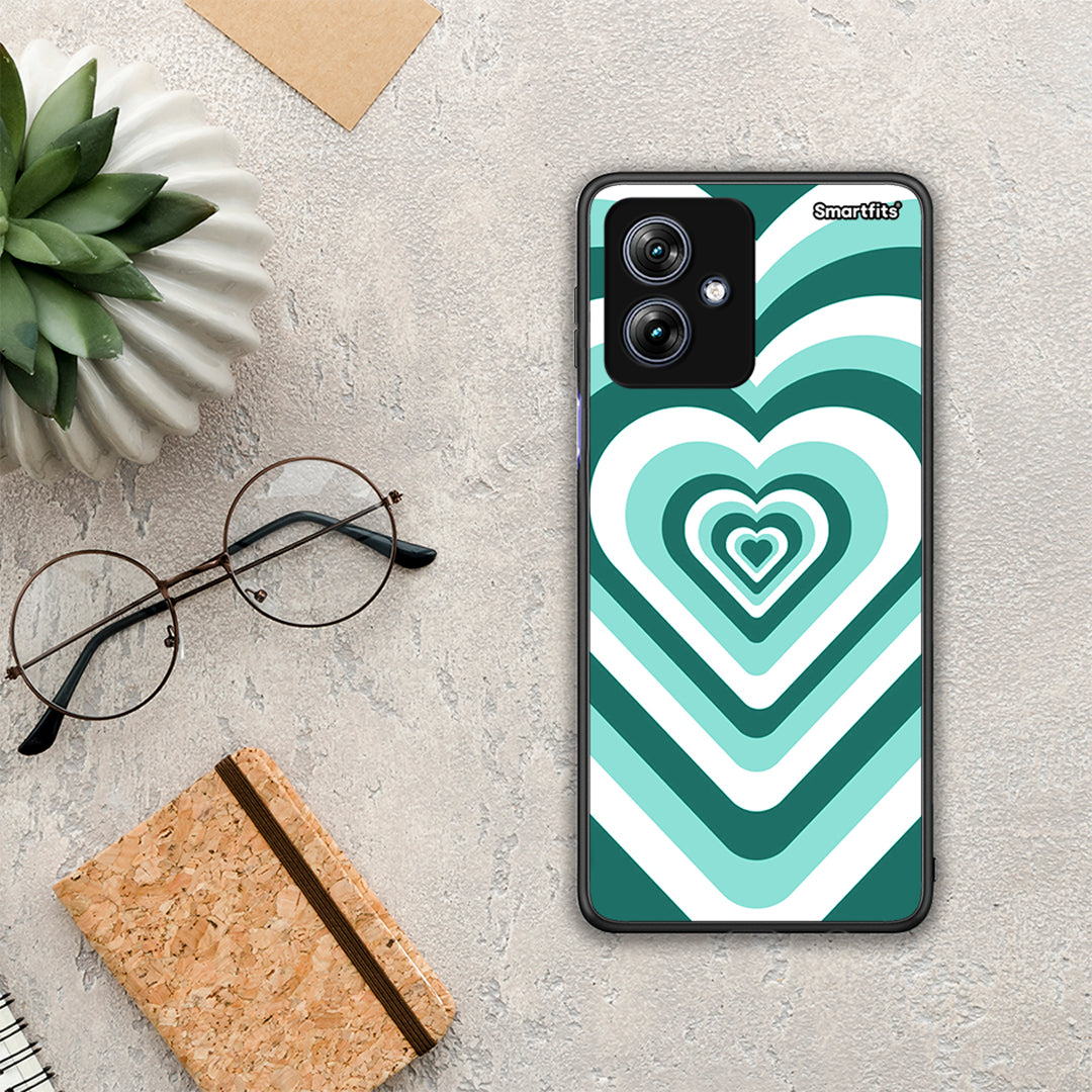 Green Hearts - Motorola Moto G54 θήκη