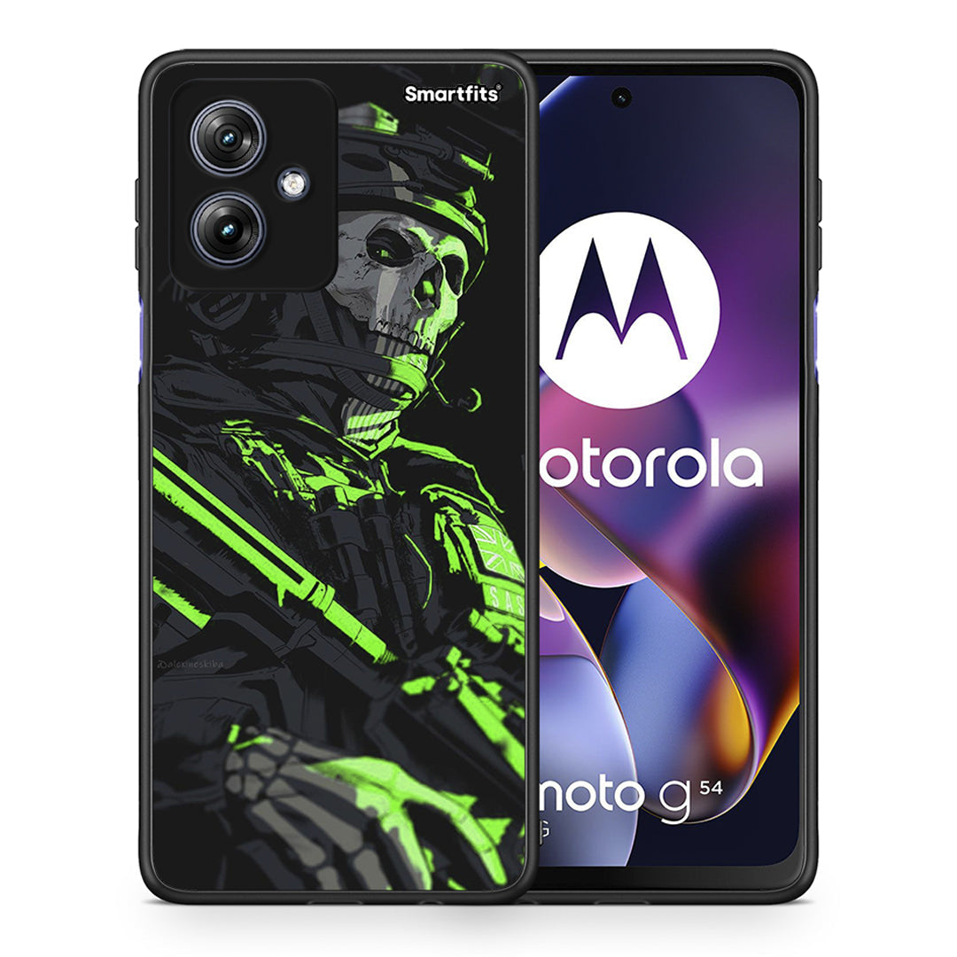 196 Green Soldier - Motorola Moto G54 θήκη