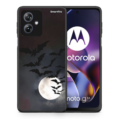 Halloween Bat Night - Motorola Moto G54 θήκη