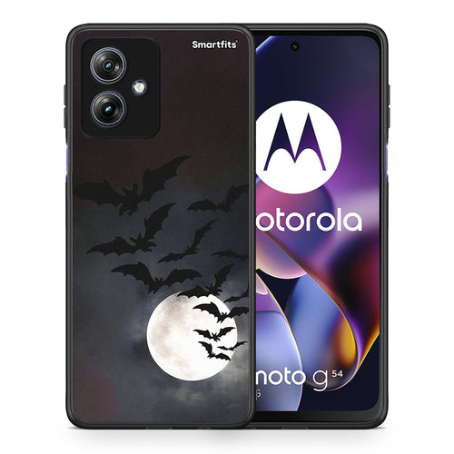 Halloween Bat Night - Motorola Moto G54 θήκη