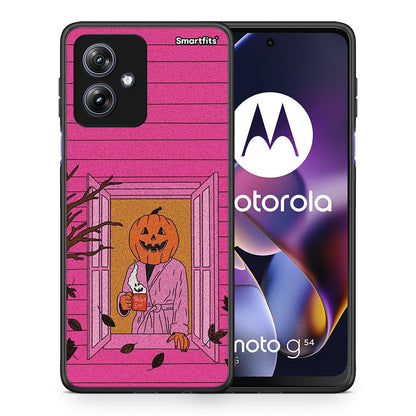 Halloween Pumpkin Lady - Motorola Moto G54 θήκη