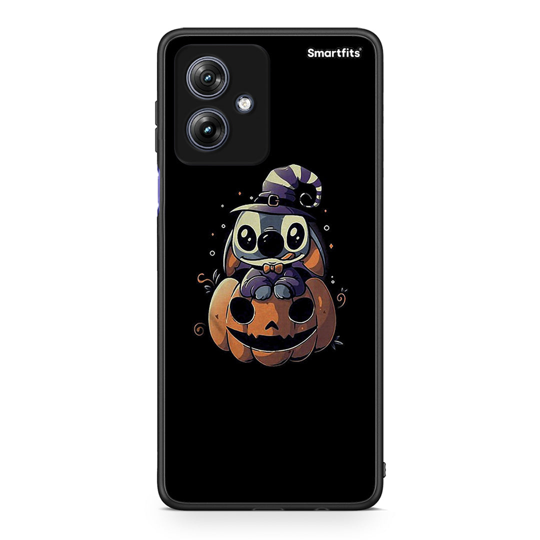 Motorola Moto G54 Halloween Stitch θήκη από τη Smartfits με σχέδιο στο πίσω μέρος και μαύρο περίβλημα | Smartphone case with colorful back and black bezels by Smartfits