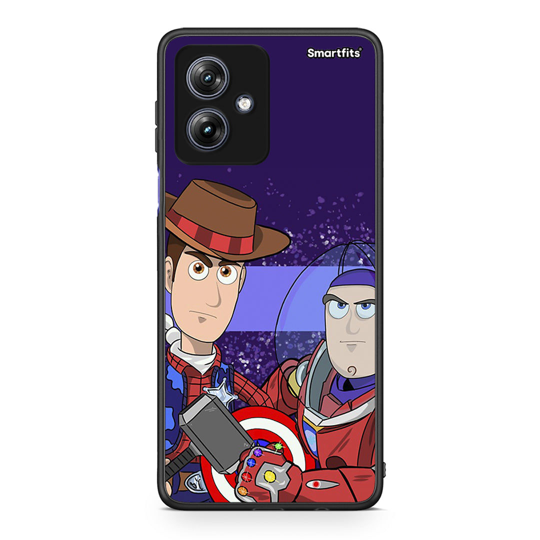 Motorola Moto G54 Infinity Story θήκη από τη Smartfits με σχέδιο στο πίσω μέρος και μαύρο περίβλημα | Smartphone case with colorful back and black bezels by Smartfits