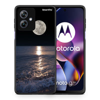Thumbnail for Θήκη Motorola Moto G54 Moon Landscape από τη Smartfits με σχέδιο στο πίσω μέρος και μαύρο περίβλημα | Motorola Moto G54 Moon Landscape case with colorful back and black bezels