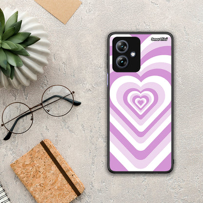 Lilac Hearts - Motorola Moto G54 θήκη