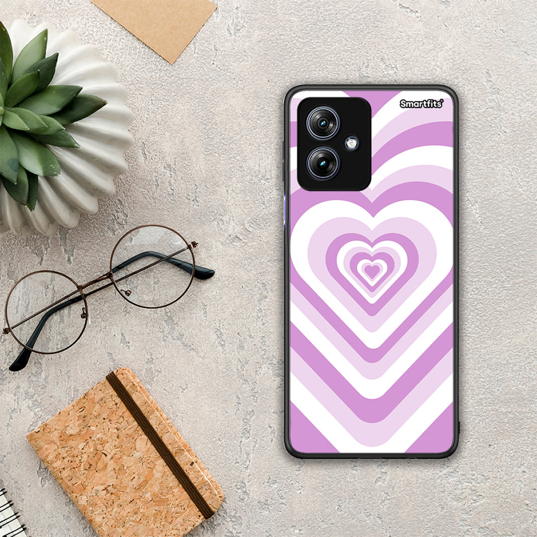 Lilac Hearts - Motorola Moto G54 θήκη