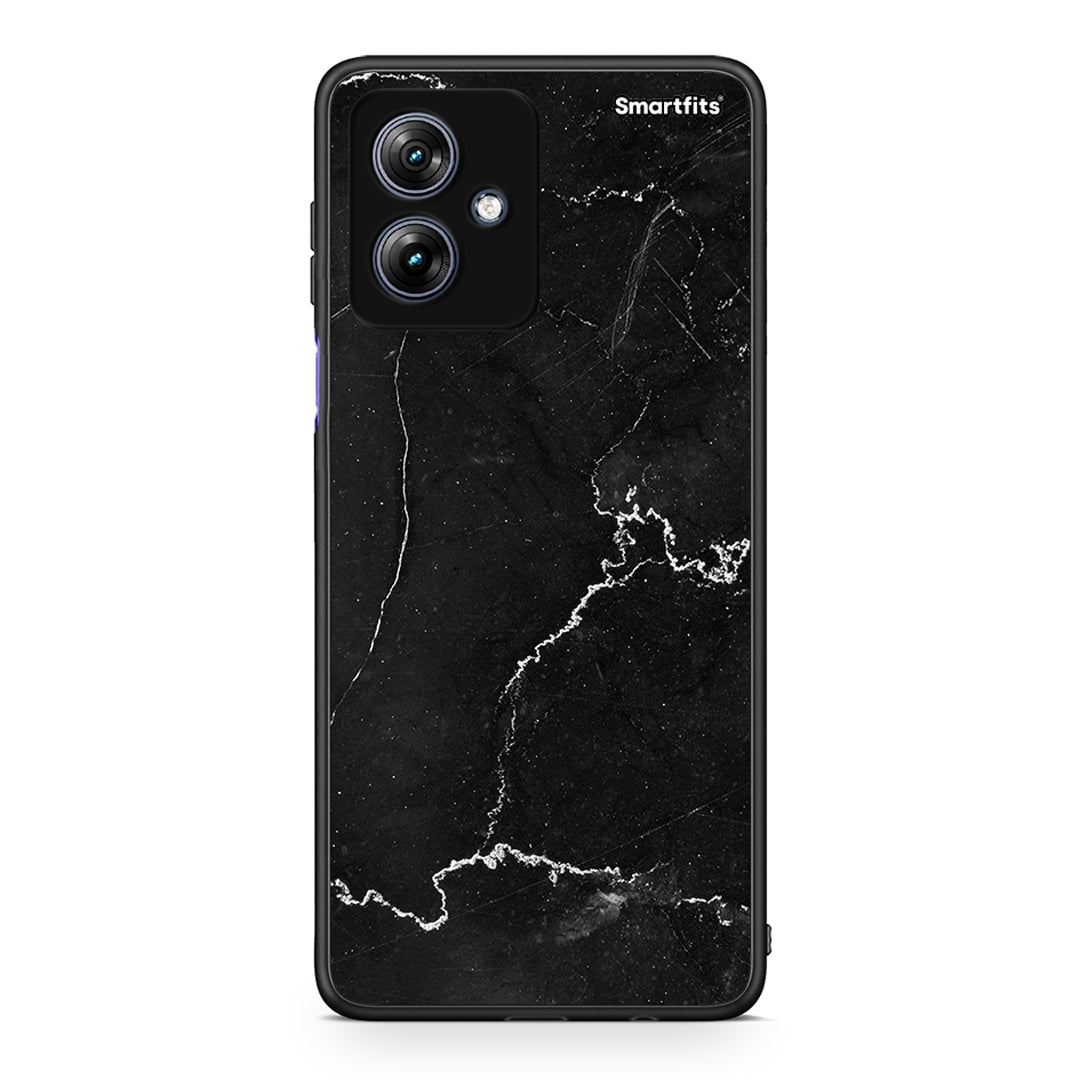 Motorola Moto G54 Marble Black θήκη από τη Smartfits με σχέδιο στο πίσω μέρος και μαύρο περίβλημα | Smartphone case with colorful back and black bezels by Smartfits