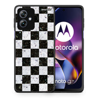 Thumbnail for Θήκη Motorola Moto G54 Square Geometric Marble από τη Smartfits με σχέδιο στο πίσω μέρος και μαύρο περίβλημα | Motorola Moto G54 Square Geometric Marble case with colorful back and black bezels