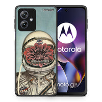 Thumbnail for Θήκη Motorola Moto G54 Nasa Bloom από τη Smartfits με σχέδιο στο πίσω μέρος και μαύρο περίβλημα | Motorola Moto G54 Nasa Bloom case with colorful back and black bezels