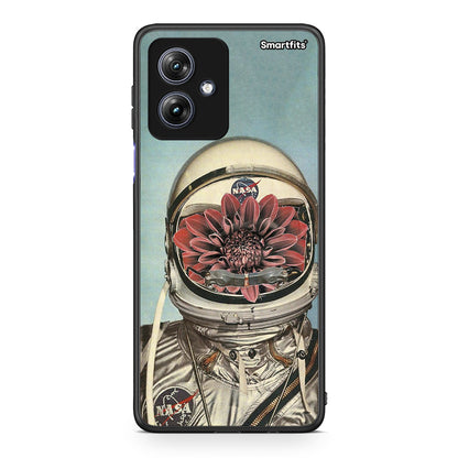 Motorola Moto G54 Nasa Bloom θήκη από τη Smartfits με σχέδιο στο πίσω μέρος και μαύρο περίβλημα | Smartphone case with colorful back and black bezels by Smartfits