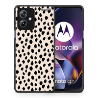 Thumbnail for Θήκη Motorola Moto G54 New Polka Dots από τη Smartfits με σχέδιο στο πίσω μέρος και μαύρο περίβλημα | Motorola Moto G54 New Polka Dots case with colorful back and black bezels