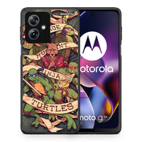 Thumbnail for Θήκη Motorola Moto G54 Ninja Turtles από τη Smartfits με σχέδιο στο πίσω μέρος και μαύρο περίβλημα | Motorola Moto G54 Ninja Turtles case with colorful back and black bezels