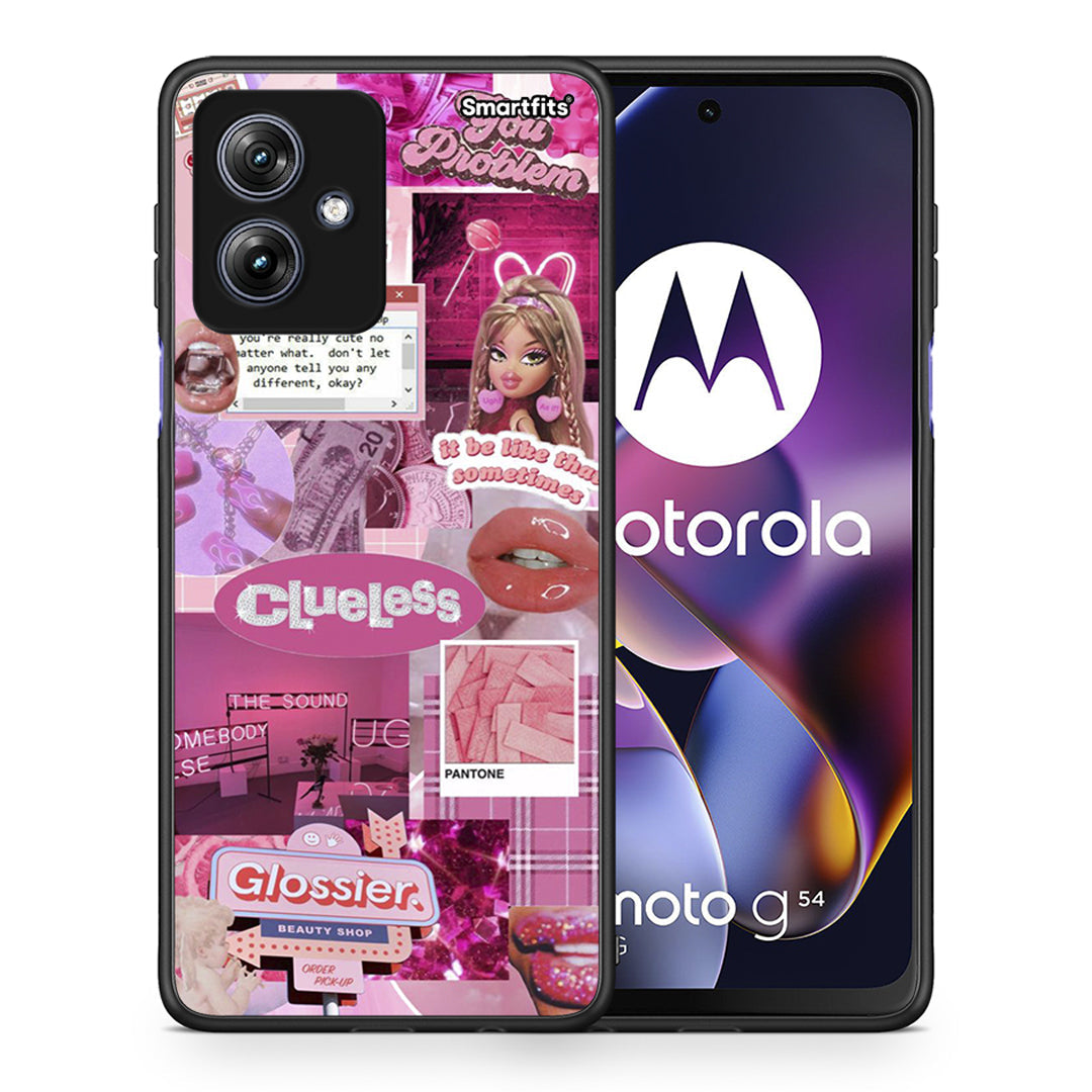 116 Pink Love - Motorola Moto G54 θήκη