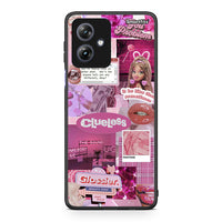 Thumbnail for Motorola Moto G54 Pink Love Θήκη Αγίου Βαλεντίνου από τη Smartfits με σχέδιο στο πίσω μέρος και μαύρο περίβλημα | Smartphone case with colorful back and black bezels by Smartfits