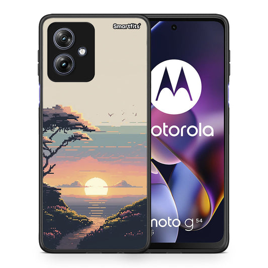 Pixel Sunset - Motorola Moto G54 θήκη