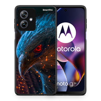Thumbnail for Θήκη Motorola Moto G54 Eagle PopArt από τη Smartfits με σχέδιο στο πίσω μέρος και μαύρο περίβλημα | Motorola Moto G54 Eagle PopArt case with colorful back and black bezels