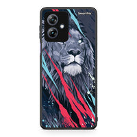 Thumbnail for 4 - Motorola Moto G54 Lion Designer PopArt case, cover, bumper