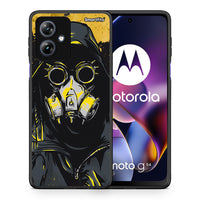 Thumbnail for Θήκη Motorola Moto G54 Mask PopArt από τη Smartfits με σχέδιο στο πίσω μέρος και μαύρο περίβλημα | Motorola Moto G54 Mask PopArt case with colorful back and black bezels